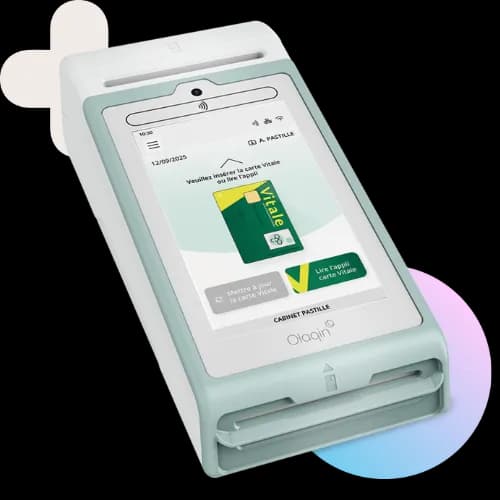 Lecteur carte vital OLAQIN | PRIUM Pro+ | Le nouveau terminal intelligent, sécurisé et durable