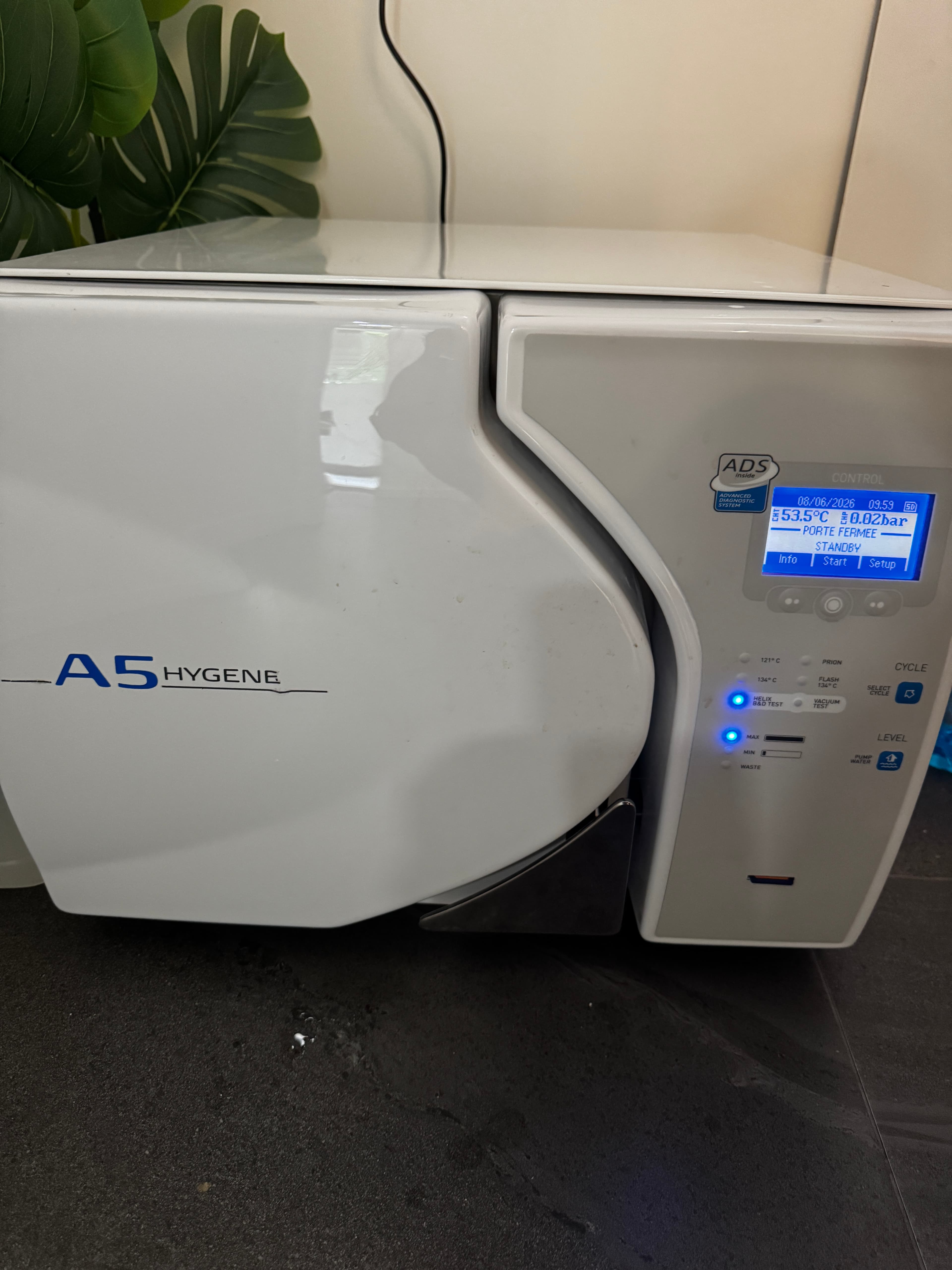 Autoclave Tecno-Gaz A5 HYGENE — Stérilisateur de classe B 22 L